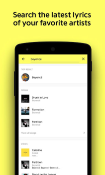 Descargar Genius — Song Lyrics Finder Música y audio para Android captura de pantalla 3