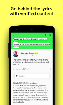 Descargar Genius — Song Lyrics Finder Música y audio para Android captura de pantalla 4