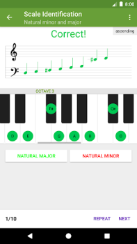 Descargar Oído Perfecto Juegos de aprendizaje para Android captura de pantalla 2