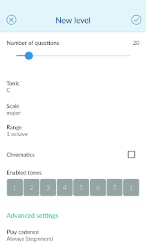 Descargar Functional Ear Trainer Juegos de aprendizaje para Android captura de pantalla 4