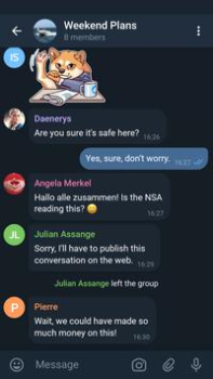Descargar Telegram X Social para Android captura de pantalla 2