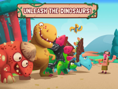 Descargar Dino Bash - Defensa de Torres Estrategias para Android captura de pantalla 2