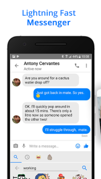 Descargar Messenger Go: Messages & Feed Social para Android captura de pantalla 2