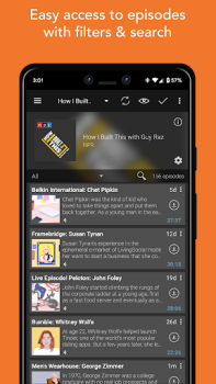 Descargar Podcast & Radio Addict Noticias y revistas para Android captura de pantalla 5
