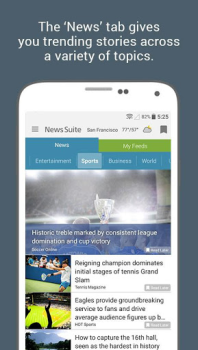 Descargar Noticias de Sony: News Suite Noticias y revistas para Android captura de pantalla 2