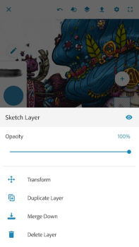 Descargar Adobe Photoshop Sketch Arte y Diseño para Android captura de pantalla 3
