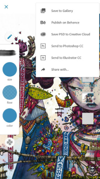 Descargar Adobe Photoshop Sketch Arte y Diseño para Android captura de pantalla 4