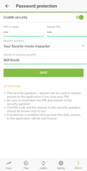 Descargar Diarize Estilo de vida para Android captura de pantalla 7
