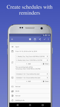 Descargar Planificador: lista de tareas Trabajo para Android captura de pantalla 7
