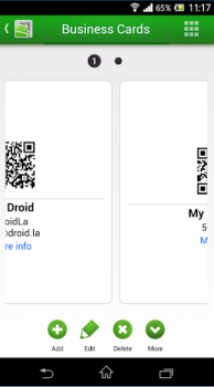 Descargar QR Droid Private™ (Español) Trabajo para Android captura de pantalla 3