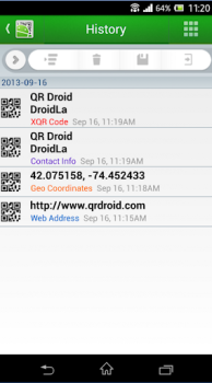 Descargar QR Droid Private™ (Español) Trabajo para Android captura de pantalla 4