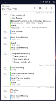 Descargar Your Calendar Widget Trabajo para Android captura de pantalla 3