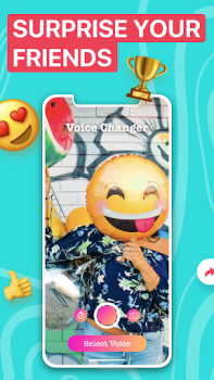 Descargar Voicer Celebrity Voice Changer Entretenimiento para Android captura de pantalla 4