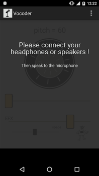 Descargar Vocoder - cambiador de voz Música y audio para Android captura de pantalla 3