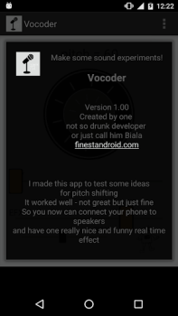 Descargar Vocoder - cambiador de voz Música y audio para Android captura de pantalla 4