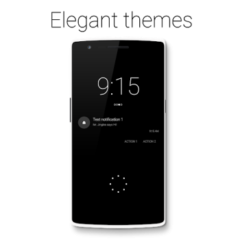 Descargar Notific | Lockscreen Personalización para Android captura de pantalla 2