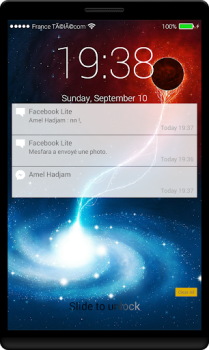 Descargar Black Hole Lock Screen Personalización para Android captura de pantalla 2