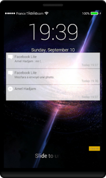 Descargar Black Hole Lock Screen Personalización para Android captura de pantalla 3