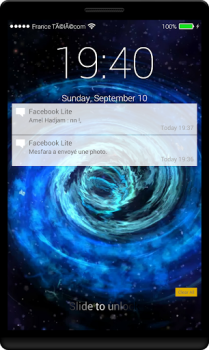 Descargar Black Hole Lock Screen Personalización para Android captura de pantalla 4