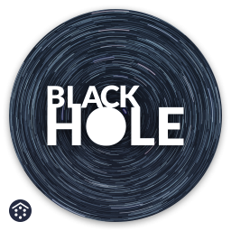 Logotipo Black Hole - Lock screen