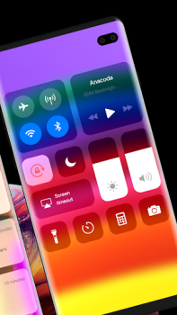 Descargar iNotify & Control Center iOS14 Herramientas para Android captura de pantalla 2