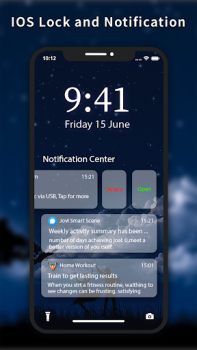 Descargar iNotify - Pantalla de OS Personalización para Android captura de pantalla 7