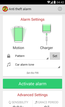 Descargar Alarma antirrobo Herramientas para Android captura de pantalla 2