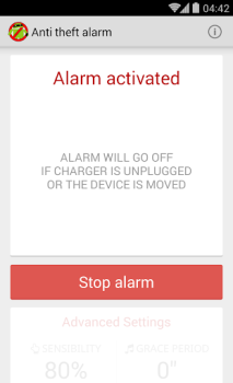 Descargar Alarma antirrobo Herramientas para Android captura de pantalla 4