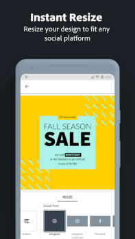 Descargar Adobe Express: AI Video Design Arte y Diseño para Android captura de pantalla 3