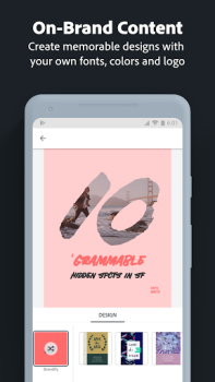 Descargar Adobe Express: AI Video Design Arte y Diseño para Android captura de pantalla 6