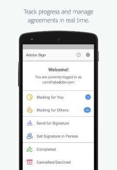 Descargar Adobe Acrobat Sign Negocio para Android