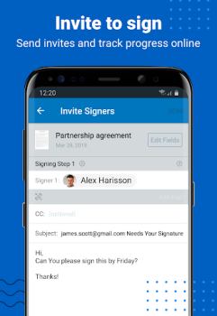 Descargar signNow: firmar documentos PDF Trabajo para Android captura de pantalla 5