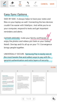 Descargar Write on PDF Trabajo para Android captura de pantalla 2