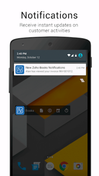 Descargar Accounting App - Zoho Books Negocio para Android captura de pantalla 4