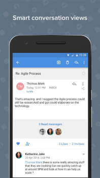 Descargar Zoho Mail - Email and Calendar Trabajo para Android captura de pantalla 3