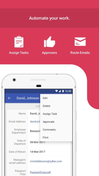 Descargar Formulario Móvil - Zoho Forms Negocio para Android captura de pantalla 4