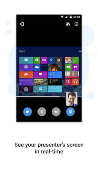 Descargar Zoho Meeting - Reuniones línea Negocio para Android captura de pantalla 3