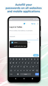 Descargar Zoho Vault Password Manager Trabajo para Android captura de pantalla 2