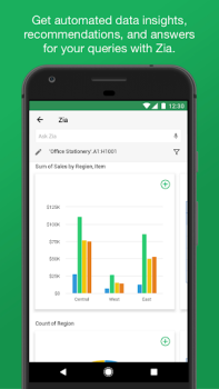 Descargar Hoja de cálculo - Zoho Sheet Trabajo para Android captura de pantalla 2