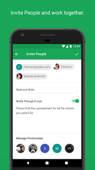 Descargar Hoja de cálculo - Zoho Sheet Trabajo para Android captura de pantalla 3