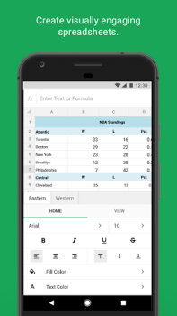 Descargar Hoja de cálculo - Zoho Sheet Trabajo para Android captura de pantalla 5