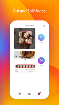 Descargar Crop El video & Trim video Editores y reproductores de video para Android captura de pantalla 2