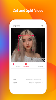 Descargar Crop El video & Trim video Editores y reproductores de video para Android captura de pantalla 3