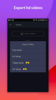 Descargar Camli Editor de video y cámara Editores y reproductores de video para Android captura de pantalla 4