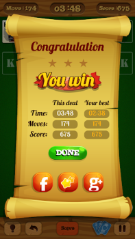 Descargar Classic Solitaire Online Juegos de mesa para Android captura de pantalla 5