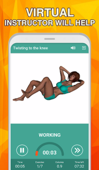 Descargar 7 minute abs workout: Daily Ab Salud y estado fisico para Android captura de pantalla 2