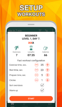 Descargar 7 minute abs workout: Daily Ab Salud y estado fisico para Android captura de pantalla 3