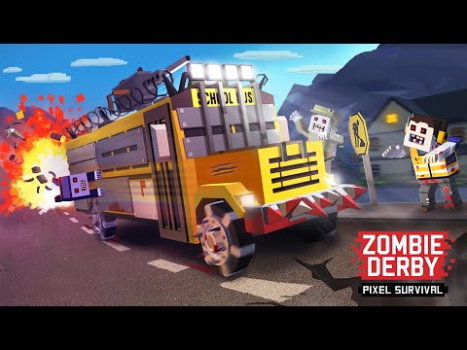Descargar Zombie Derby: Pixel Survival Raza para Android captura de pantalla 8