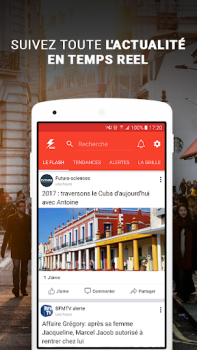 Descargar Flash info - Actualités et Mét Noticias y revistas para Android captura de pantalla 2