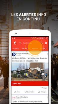 Descargar Flash info - Actualités et Mét Noticias y revistas para Android captura de pantalla 3